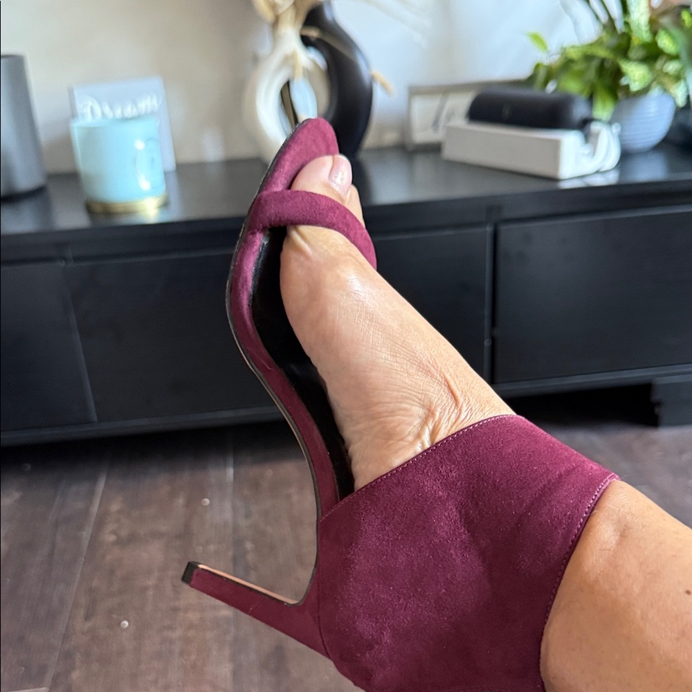 Audrey Brooke Deep Purple Heels
